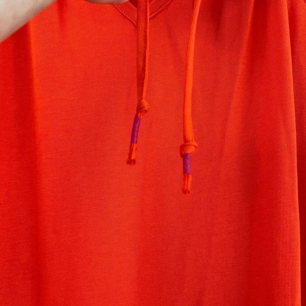 Anthropologie Anais Tunic Dress Persimmon Red-Orange - M - Picture 5 of 8